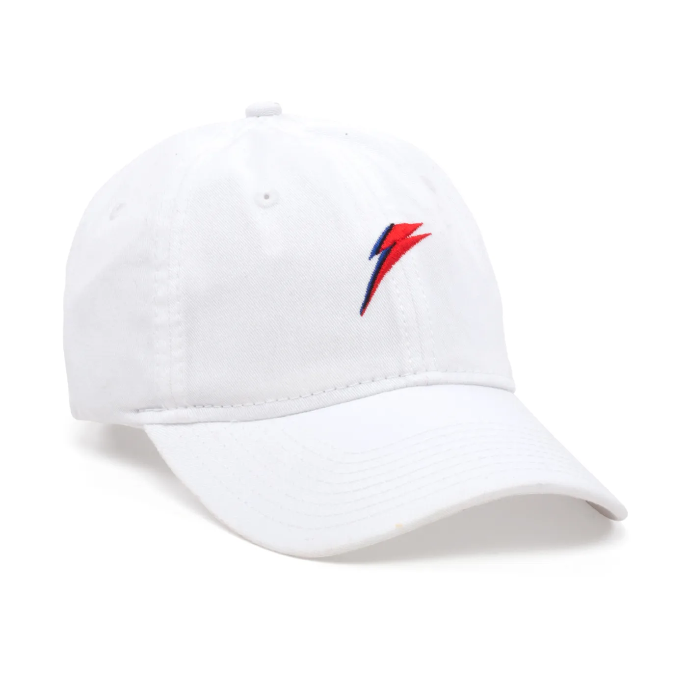 David Bowie Bowie Lightning Bolt White Hat