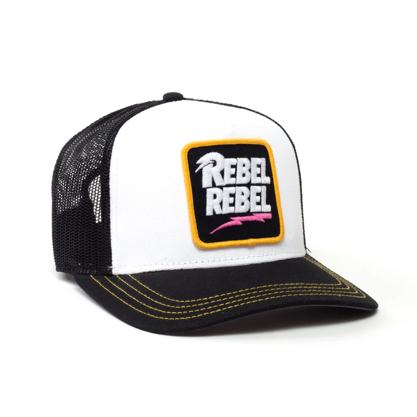 David Bowie Rebel Rebel Hat White/Black