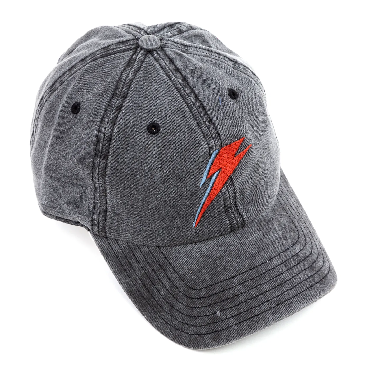 David Bowie Bowie Lightning Bolt Grey Hat