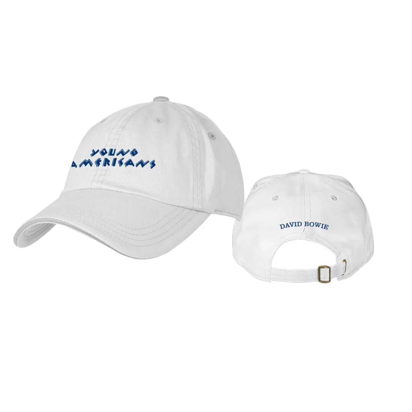 David Bowie Young Americans White Embroidered Hat