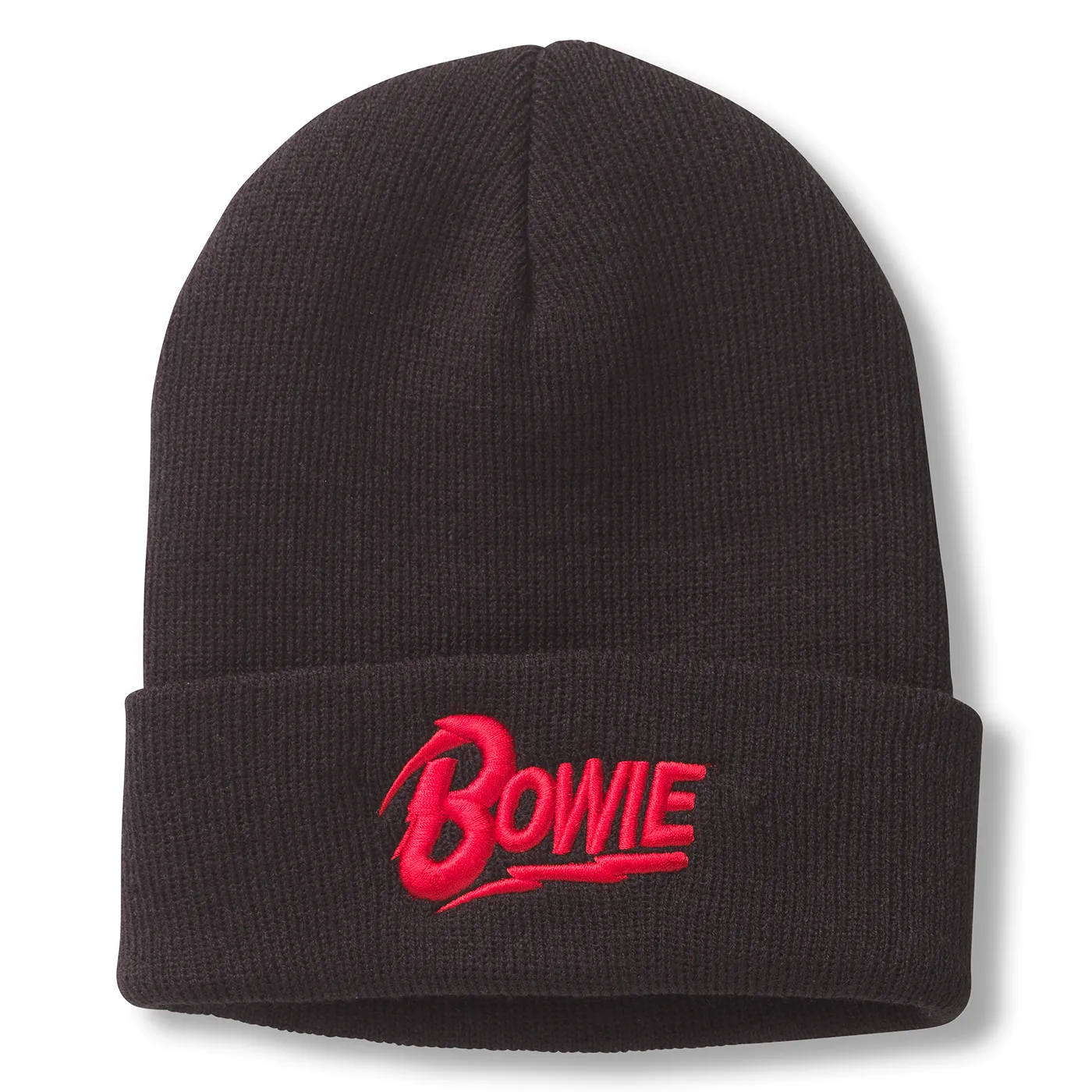 David Bowie Bowie Cuffed Knit Beanie