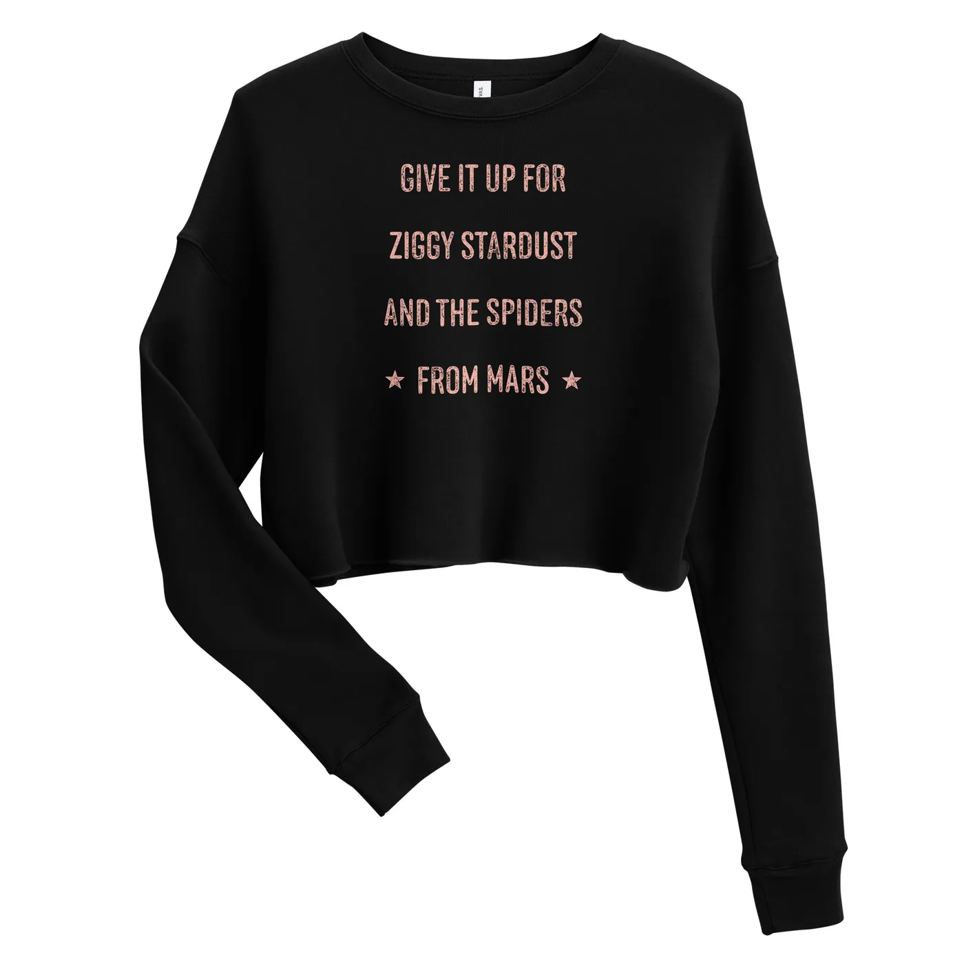 David Bowie Give it up for Ziggy Cropped Sweatshirt