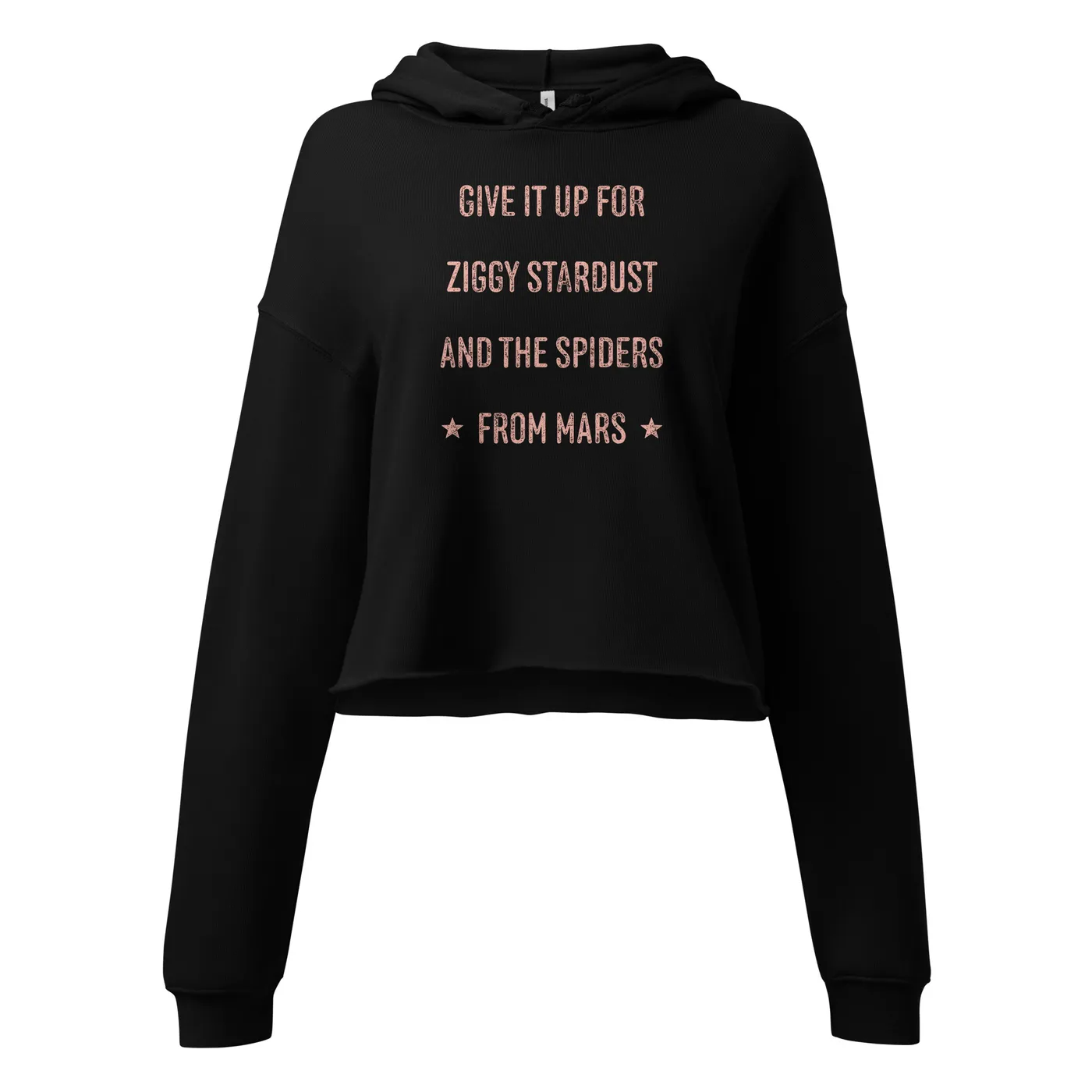 David Bowie Give it up for Ziggy Cropped Hoodie