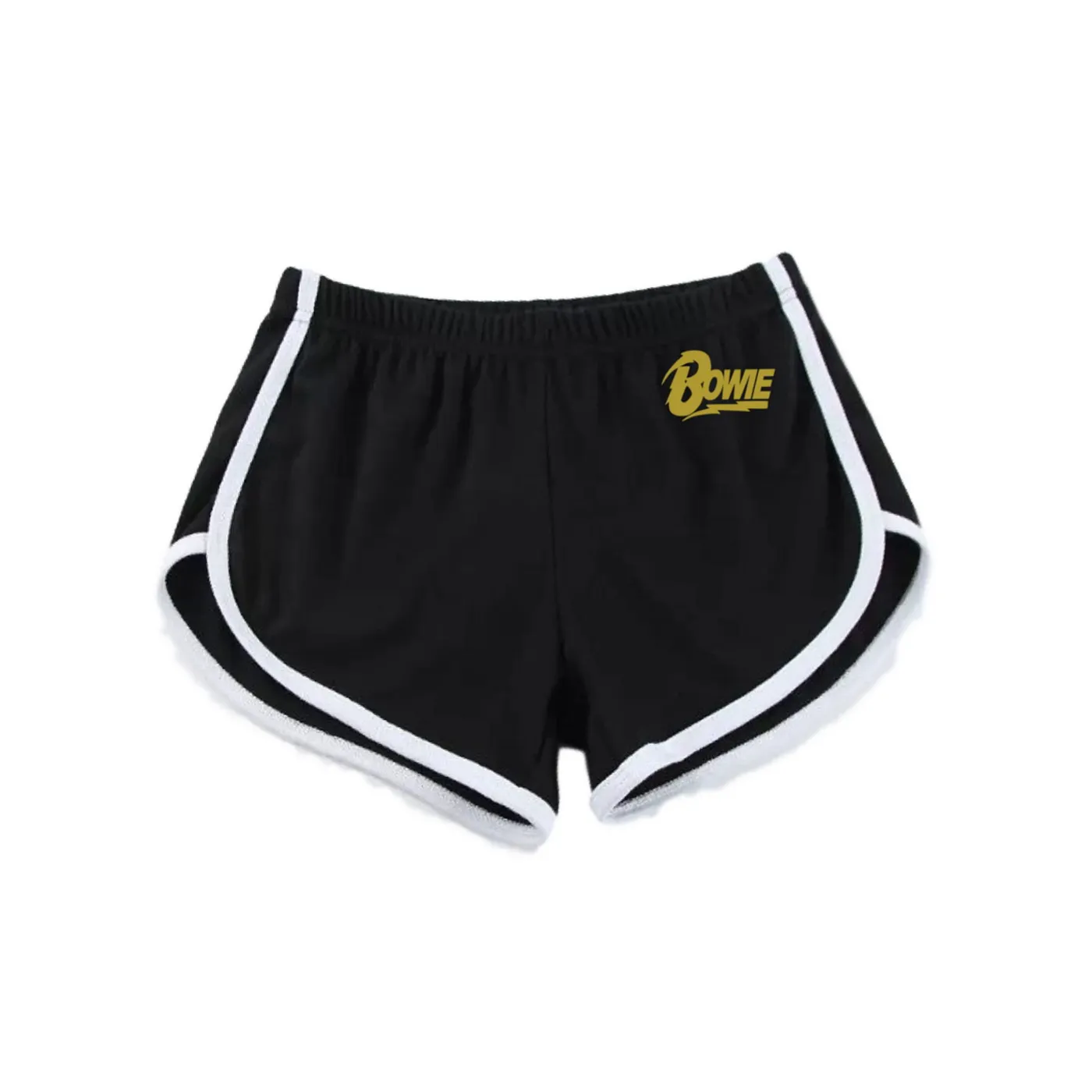 David Bowie Gold Logo Women's Jogging Shorts
