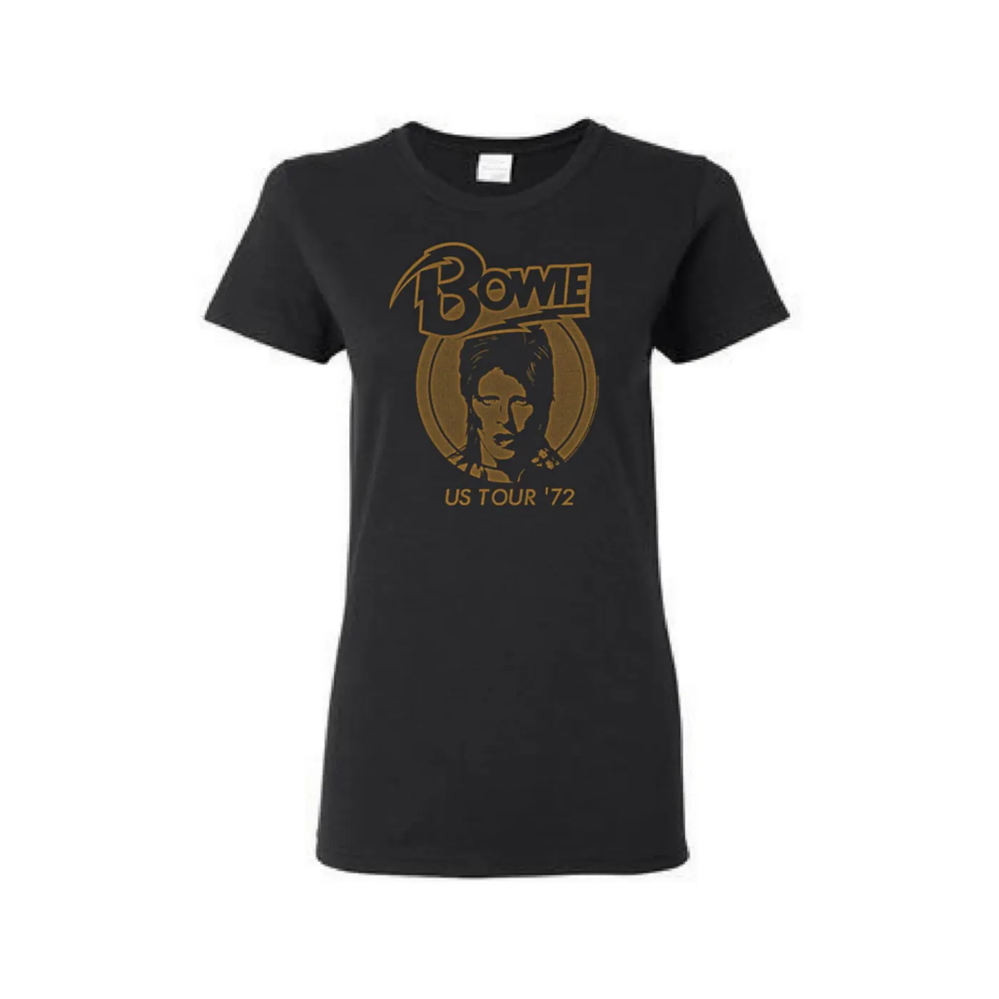 David Bowie Women's Ziggy Stardust 1972 Tour T-Shirt