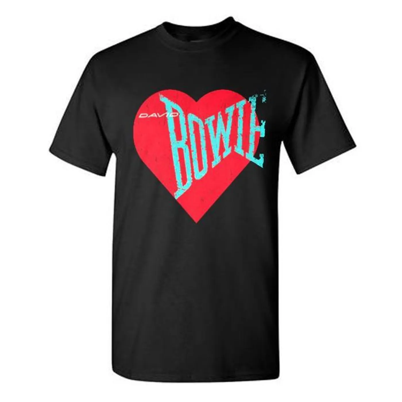 David Bowie Love Bowie Red Heart T-shirt