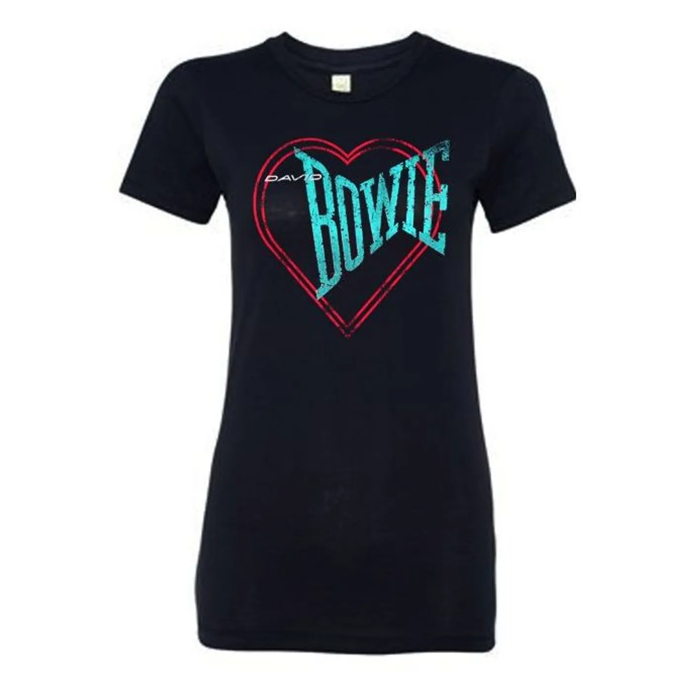 David Bowie Women's Love Bowie Outline T-shirt