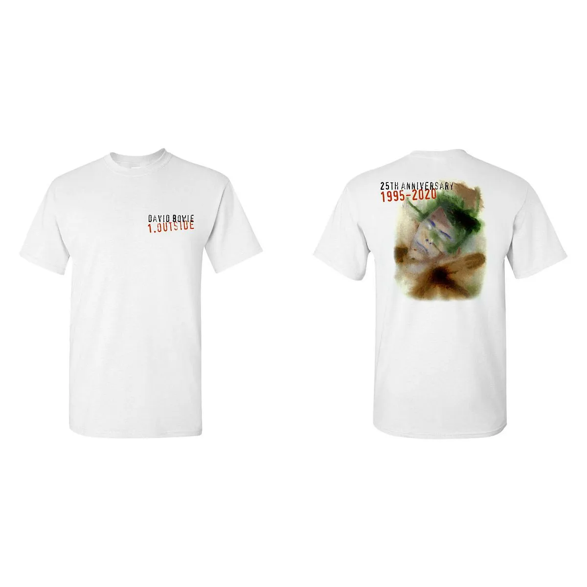 Outside 25th Anniversary White T-shirt