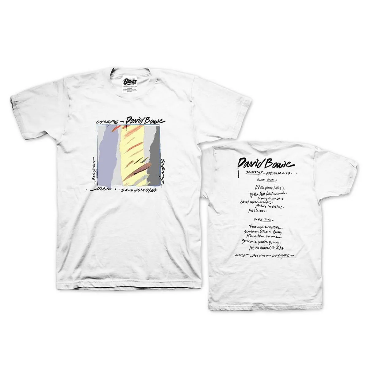 Scary Monsters 40th Anniversary White T-Shirt