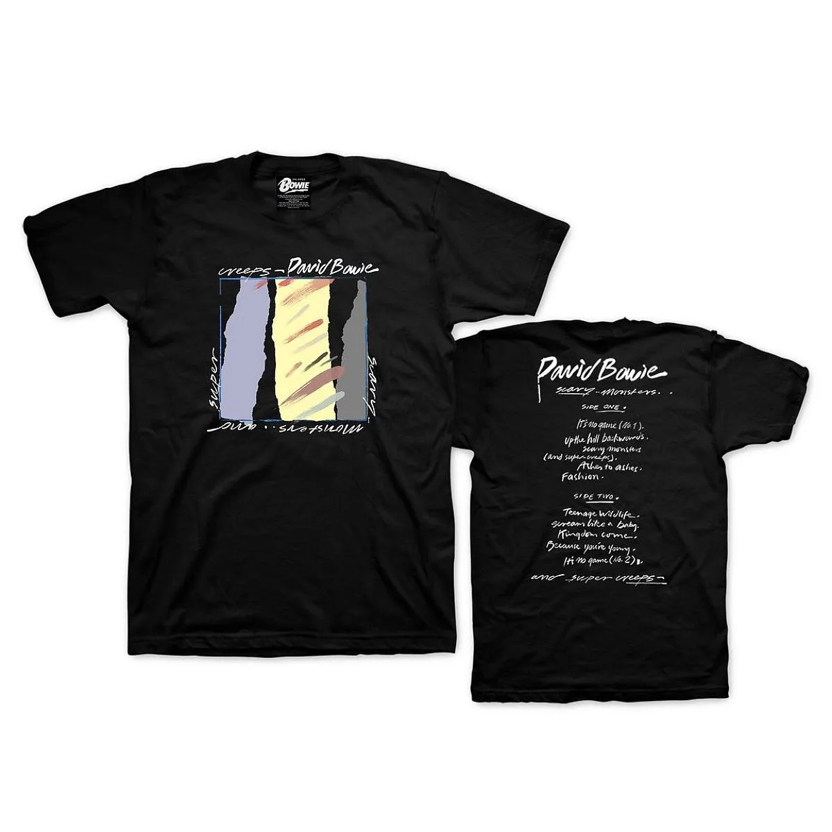 Scary Monsters 40th Anniversary Black T-Shirt