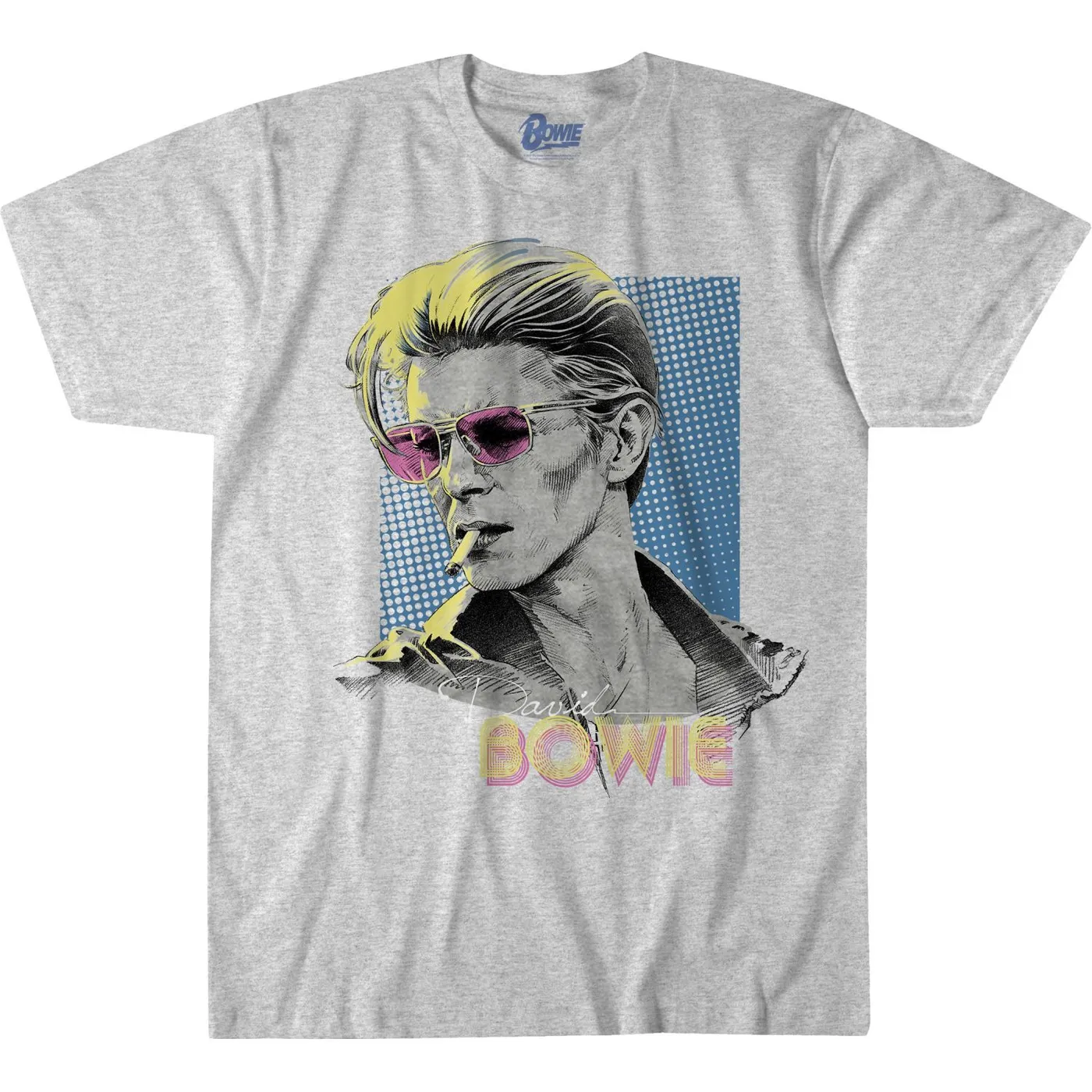 David Bowie Pop Art Sketch T-shirt