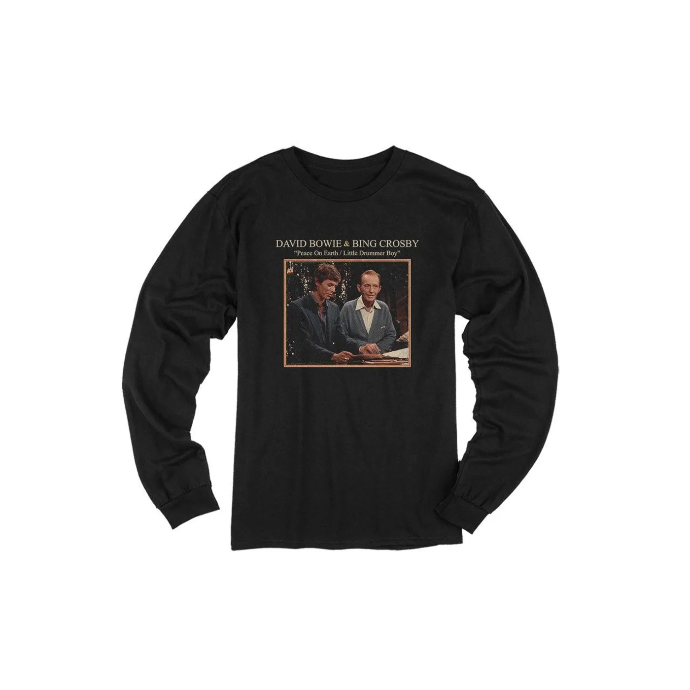 David Bowie & Bing Crosby "Peace On Earth" Long Sleeve T-shirt