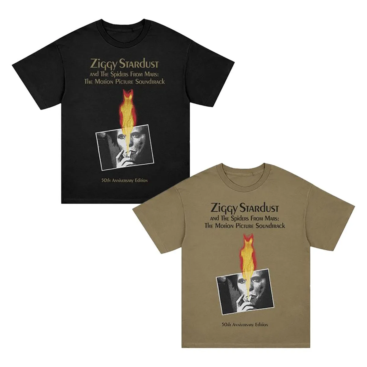 Ziggy Stardust: The Motion Picture Soundtrack Black or Green T-shirt