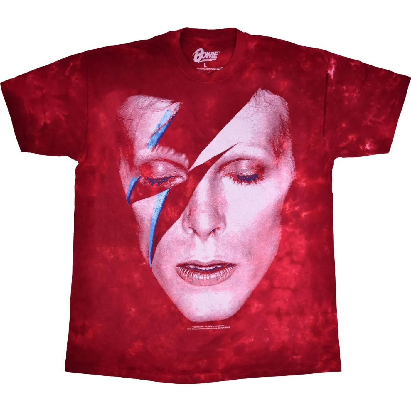 David Bowie Aladdin Sane Tie-Dye T-shirt