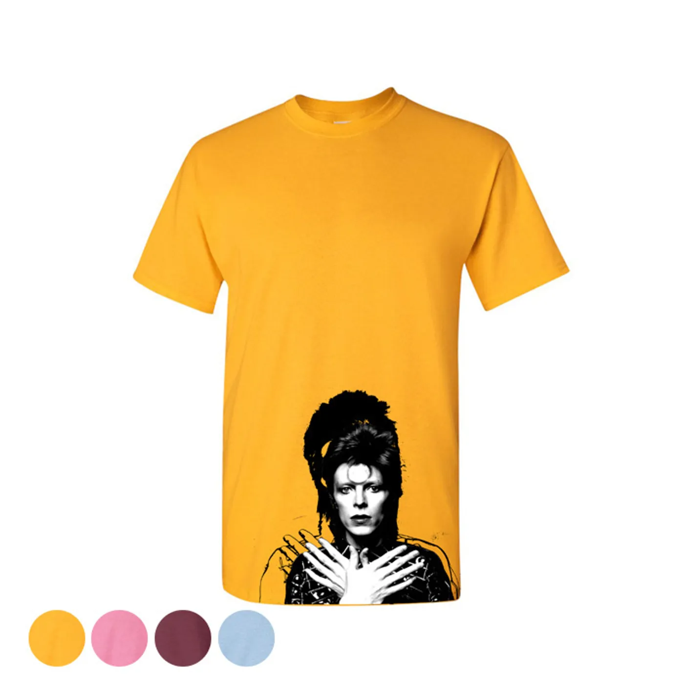 David Bowie Wig Out Graffiti T-Shirt