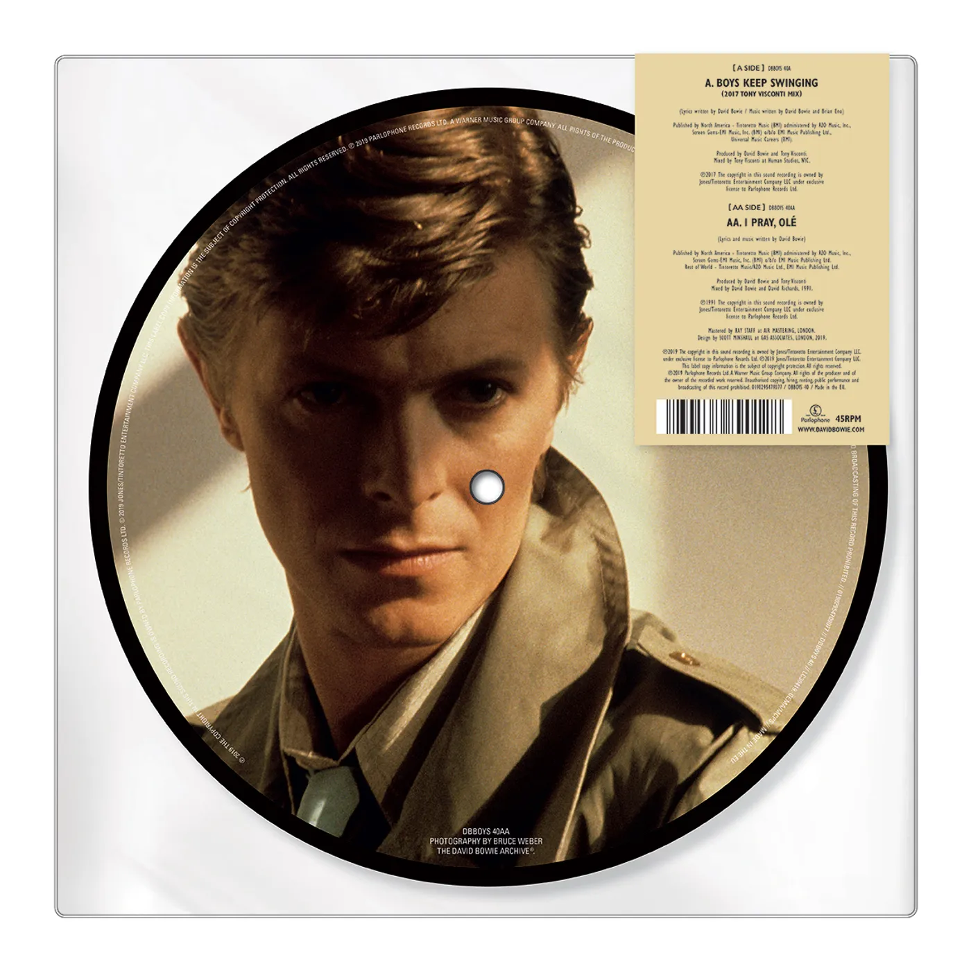 David Bowie Boys Keep Swinging 40th Anniversary Picture Disc