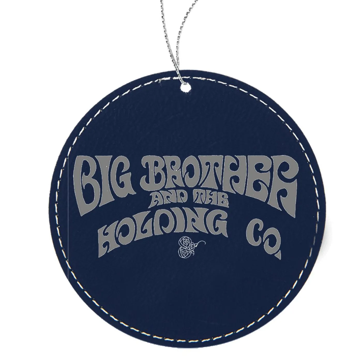Janis Joplin Logo Leather Ornament