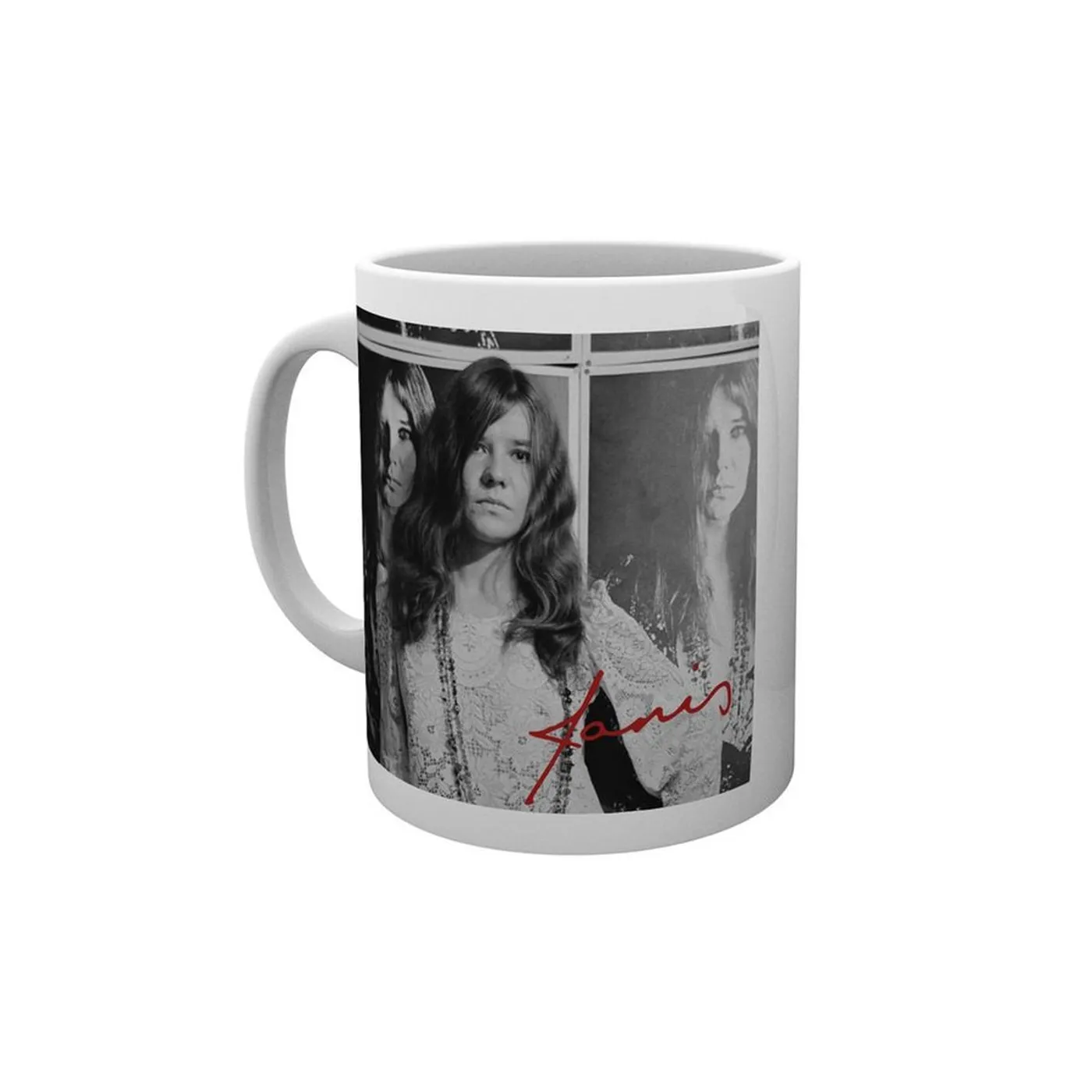 Janis Joplin Wolman B&W Mug