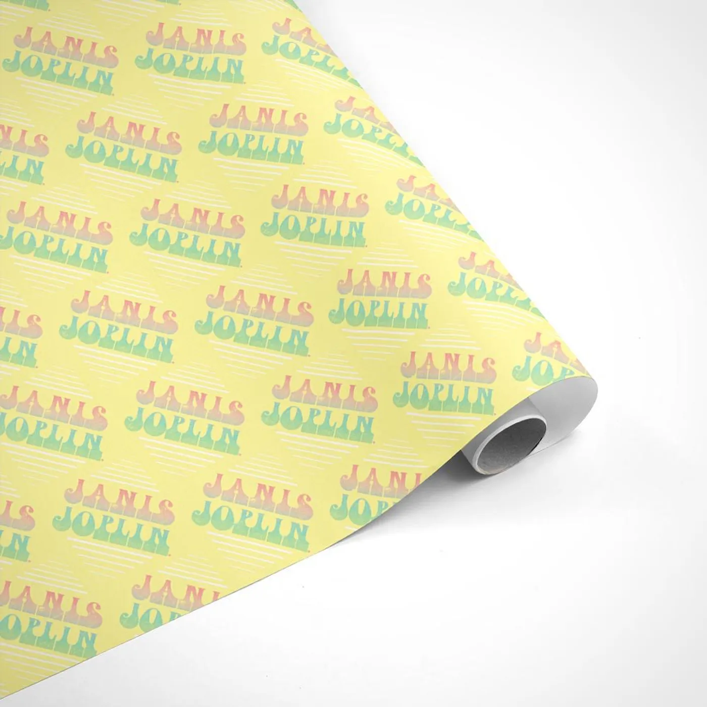Janis Joplin Mellow Yellow Wrapping Paper