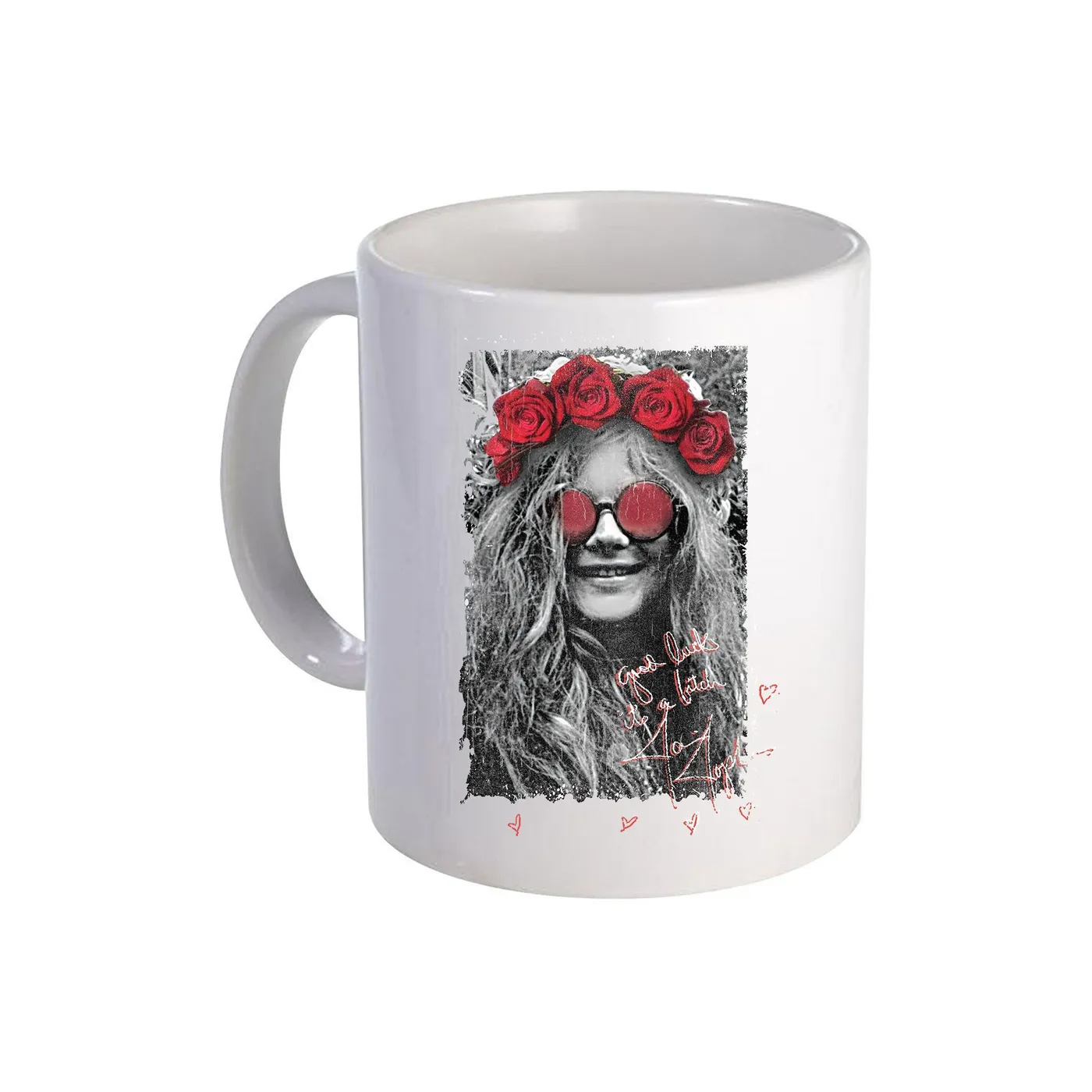Janis Joplin Good Luck Ceramic Mug