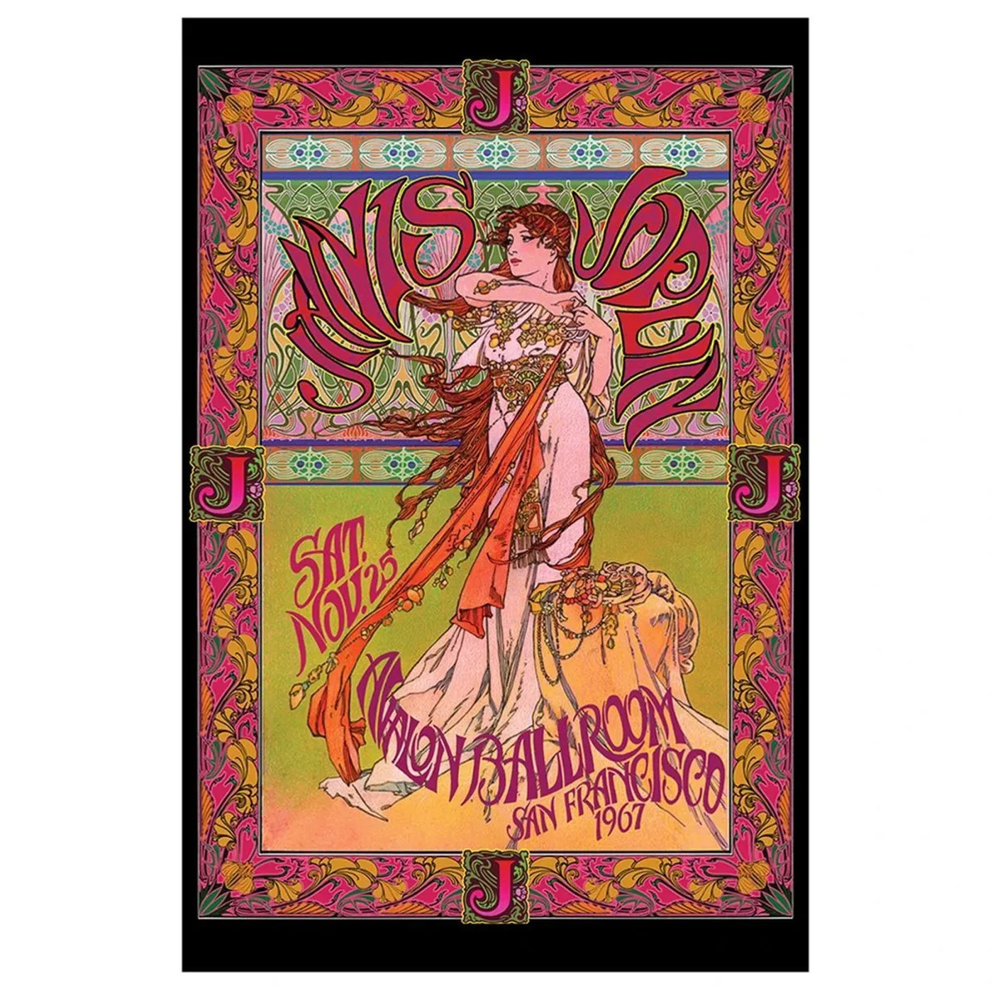 Janis Joplin Avalon Bob Masse Poster