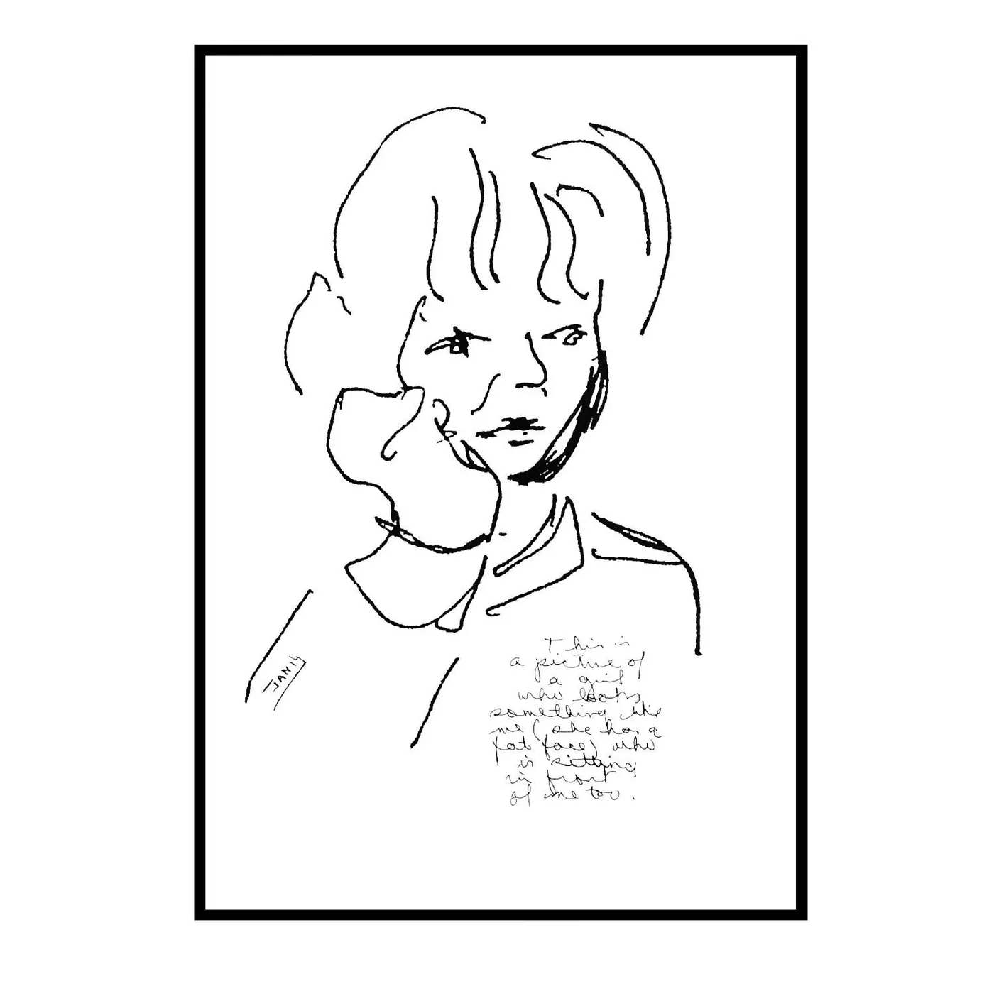Janis Joplin A Lot  Fine Art Print