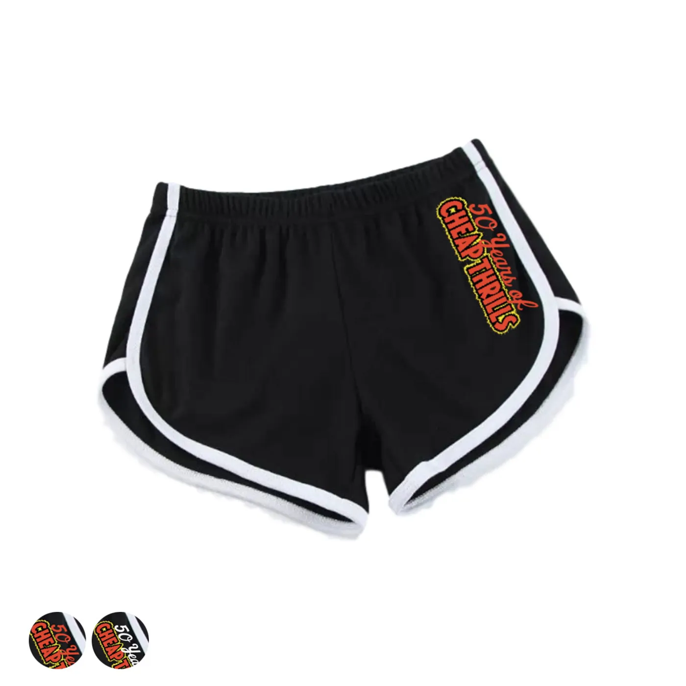 Janis Joplin 50 Years Of Cheap Thrills Red Type Women's Jogging Shorts