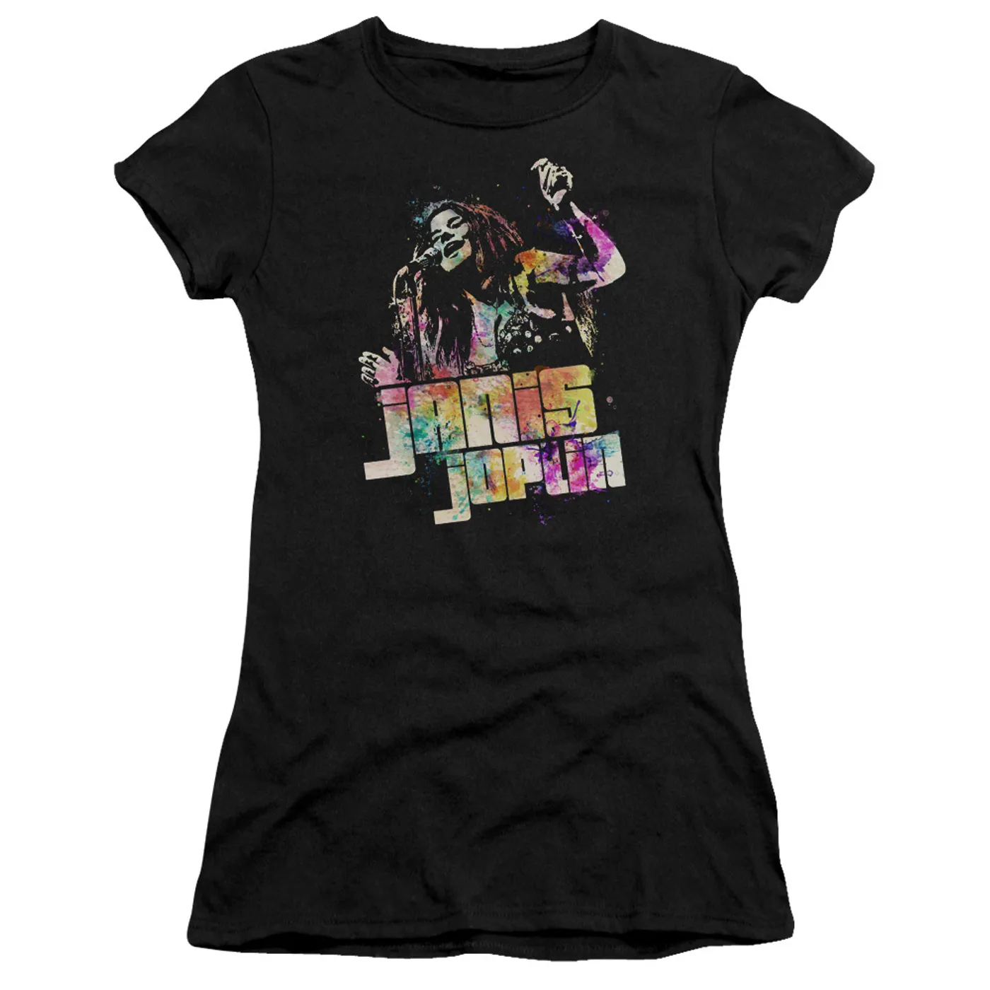 Janis Joplin Colors Of Janis Juniors T-shirt