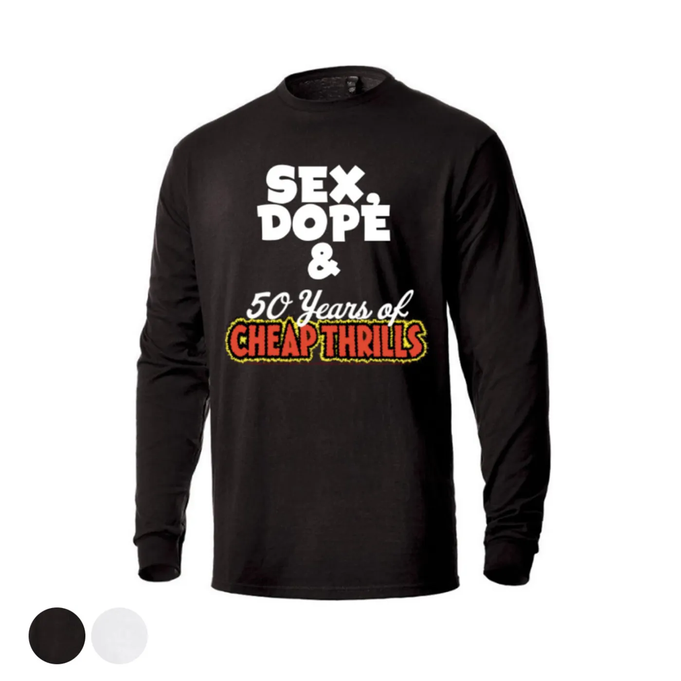 Janis Joplin 50 Years Of Cheap Thrills Long Sleeve T-Shirt