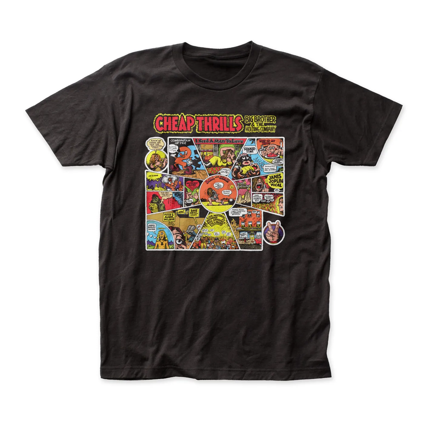 Janis Joplin Big Brother & The Holding Co. - Cheap Thrills T-Shirt