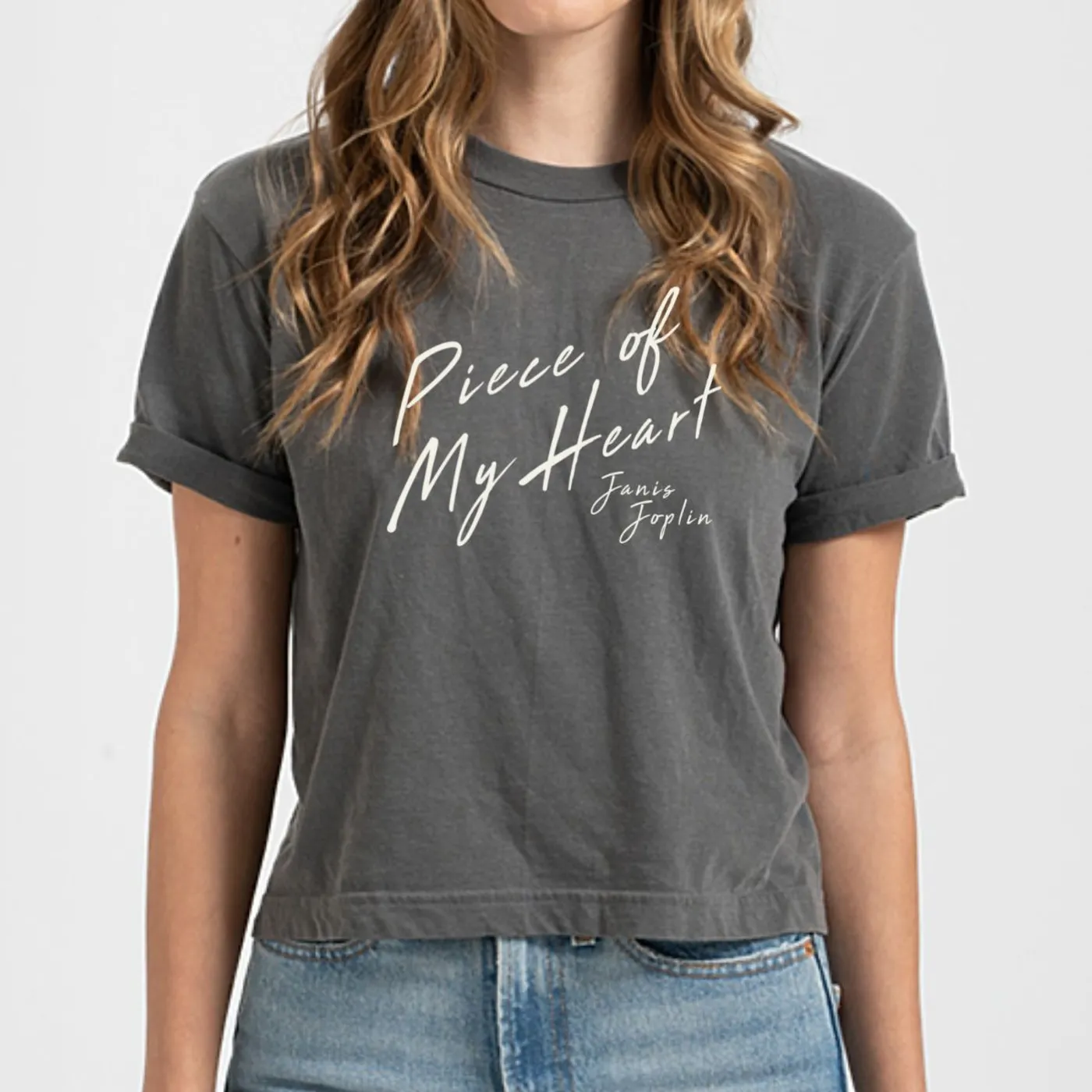Janis Joplin Piece Of My Heart ™ Heritage Crop Top