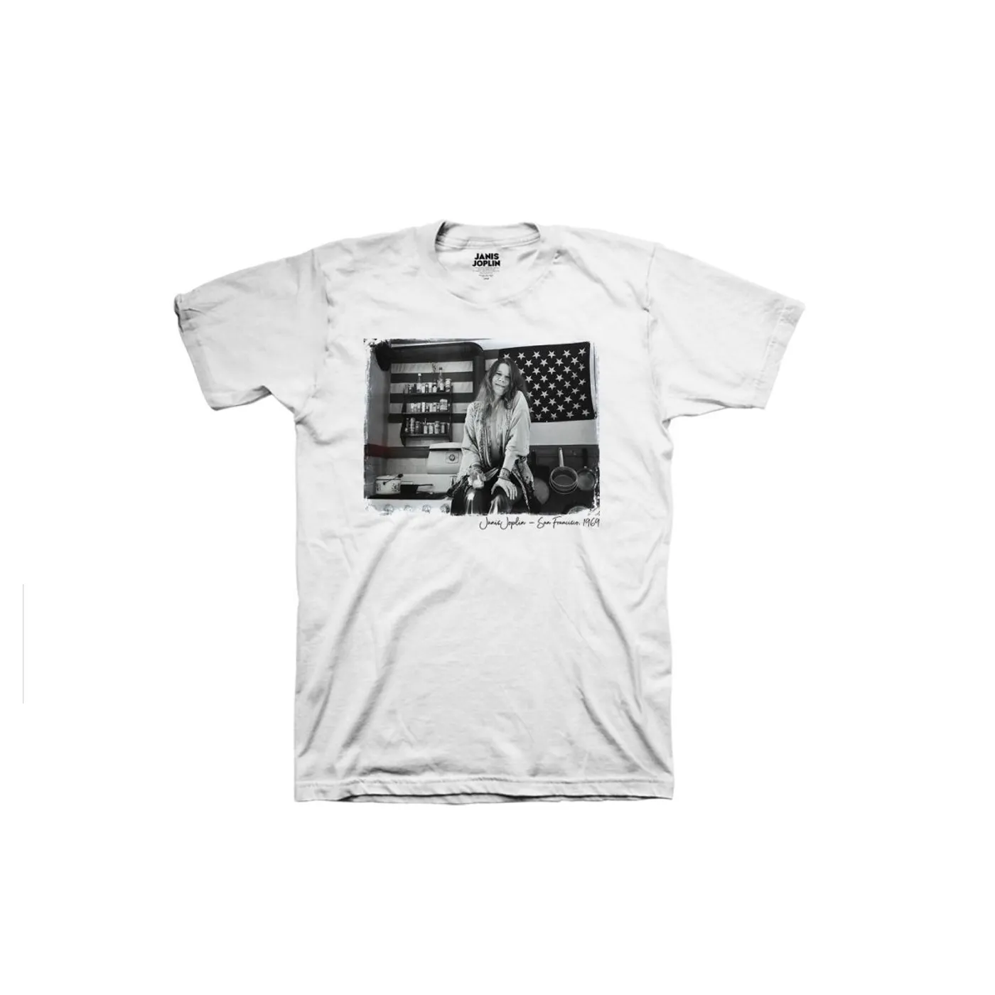 Janis Joplin Janis In the Kitchen T-shirt