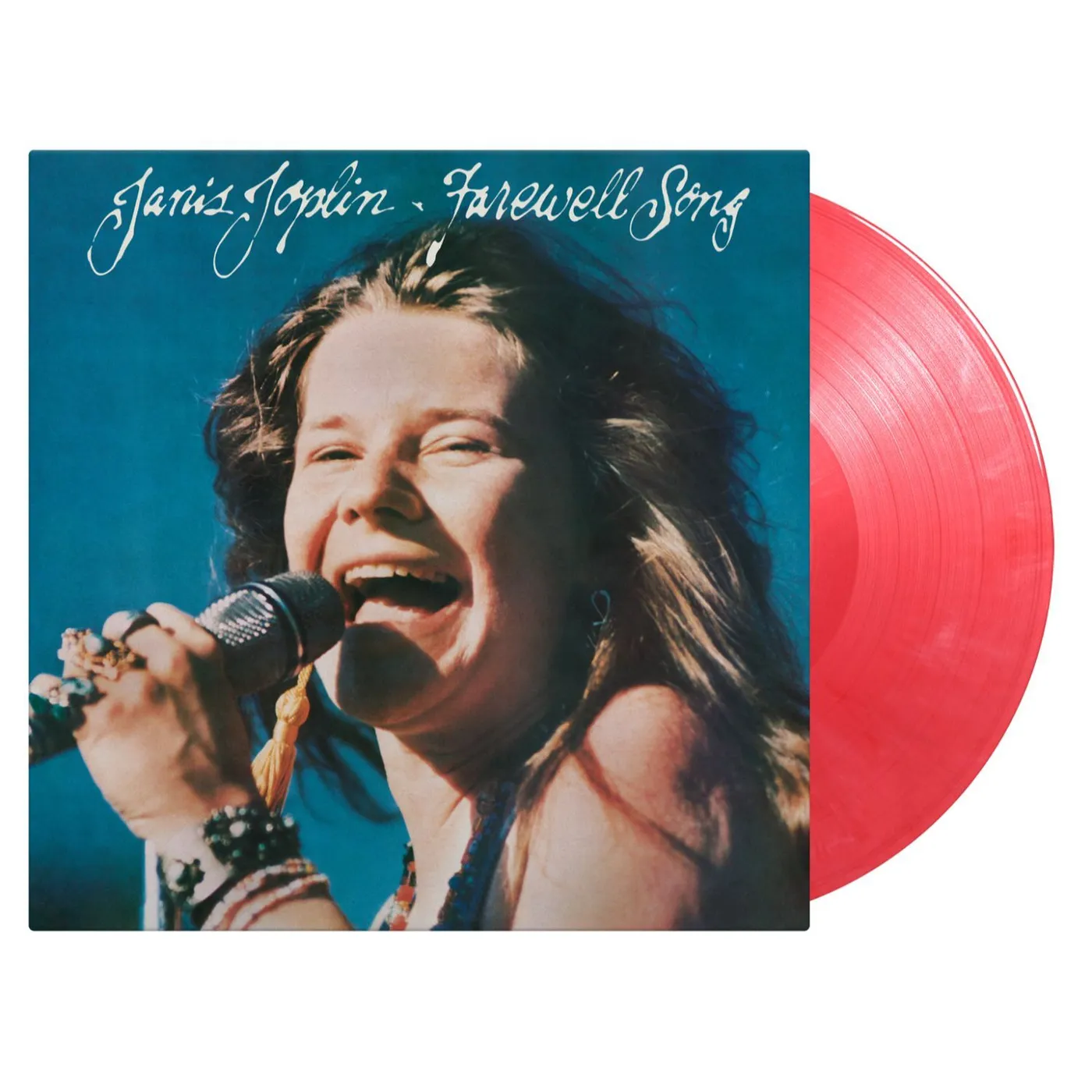 Janis Joplin Farewell Song 180g Deluxe Sleeve Red & White Marbled Vinyl LP