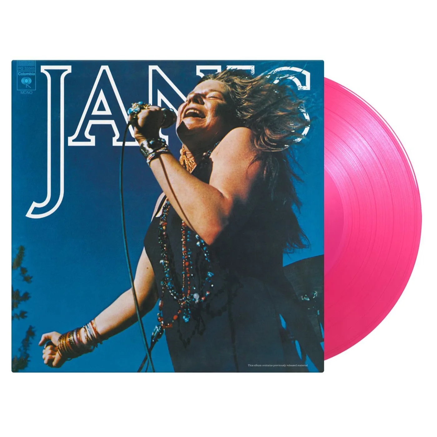 Janis Joplin Janis 180g Gatefold Translucent Magenta Vinyl 2 LP