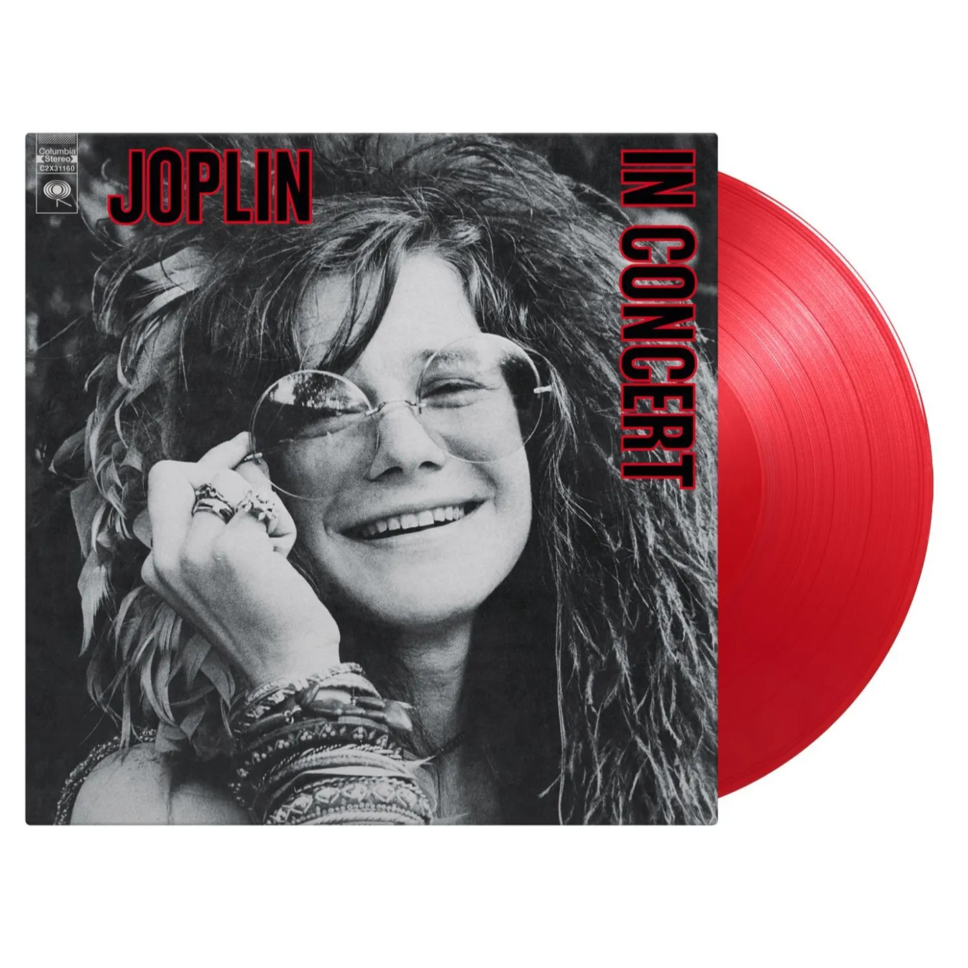 Janis Joplin Joplin In Concert 180g Deluxe Gatefold Translucent Red Vinyl 2 LP