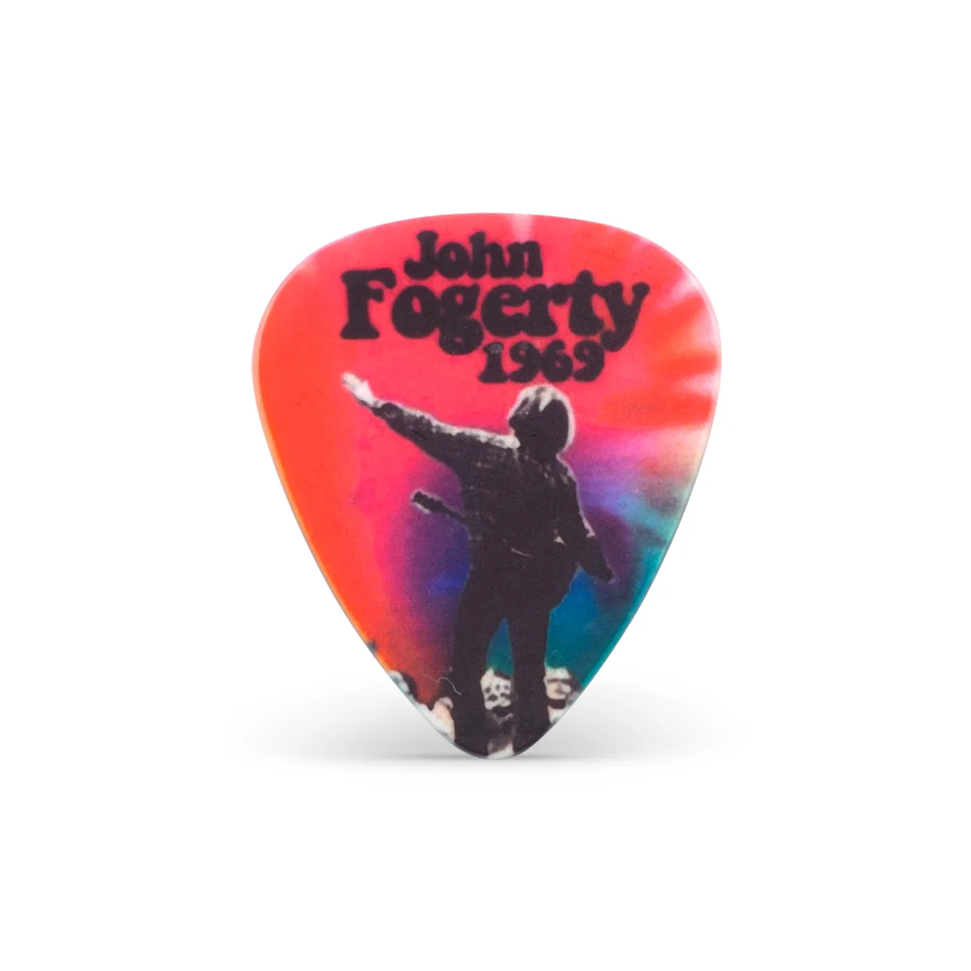 John Fogerty - Tie Dye 1969 Guitar Pick