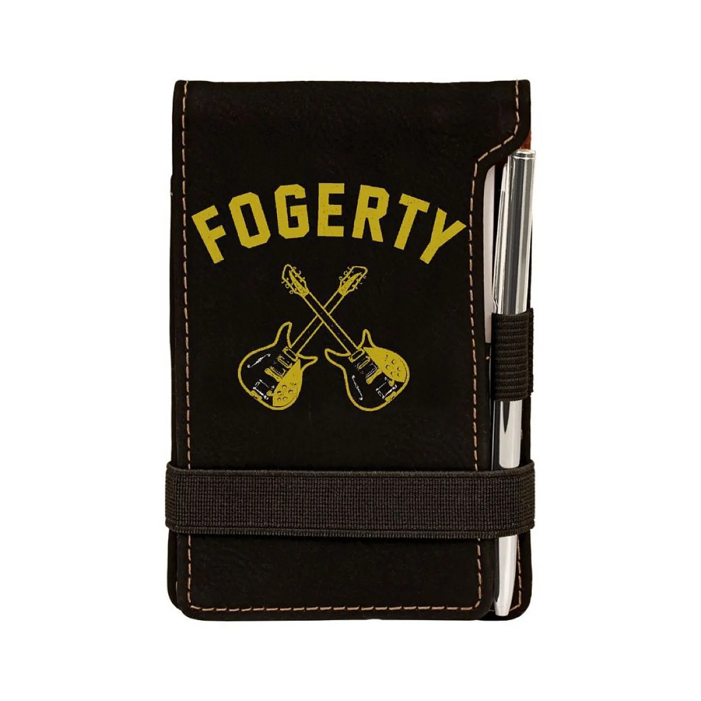 John Fogerty Crossed Guitars Mini Notepad w/Pen