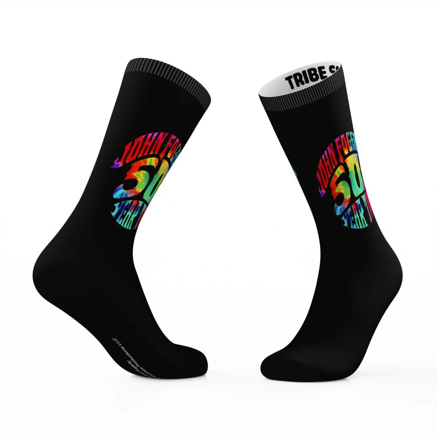 John Fogerty 50 Year Trip Black Crew Socks