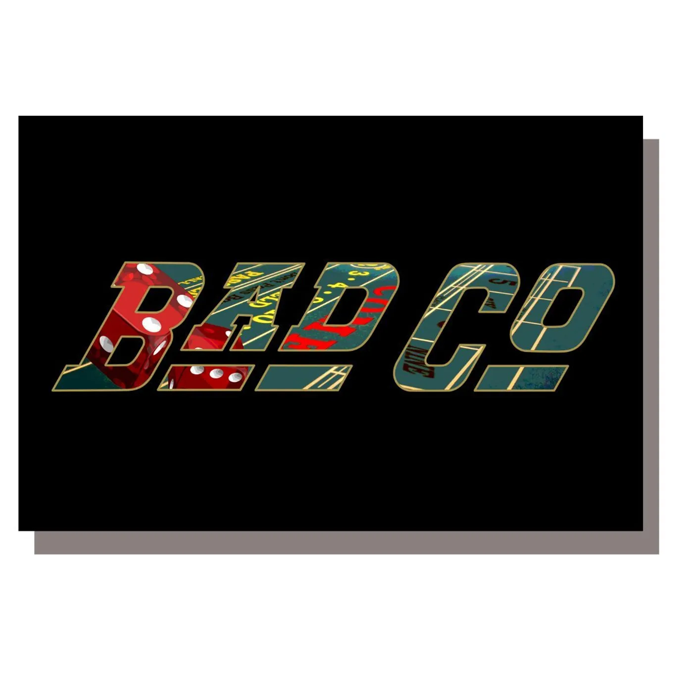 Bad Company Straight Cutout Magnet