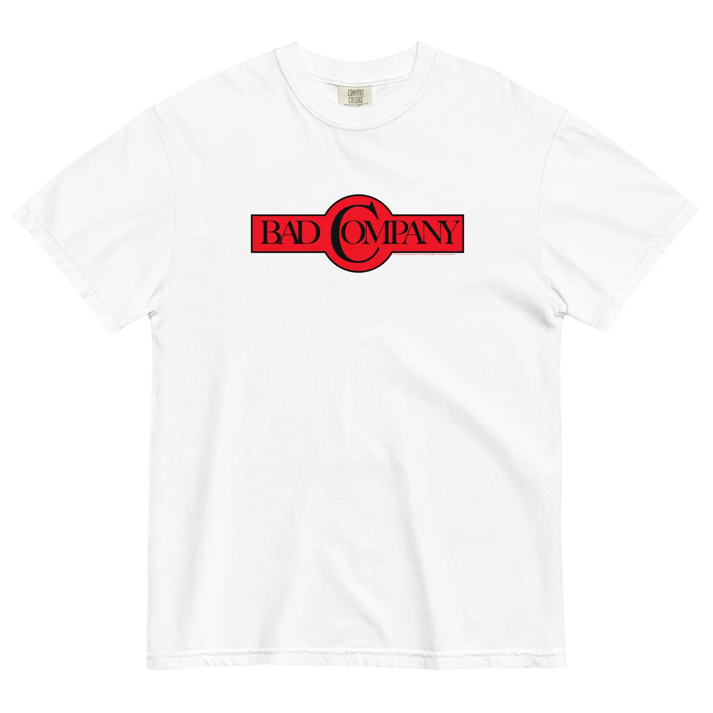 Bad Company Red and Black Cigar Logo T-Shirt