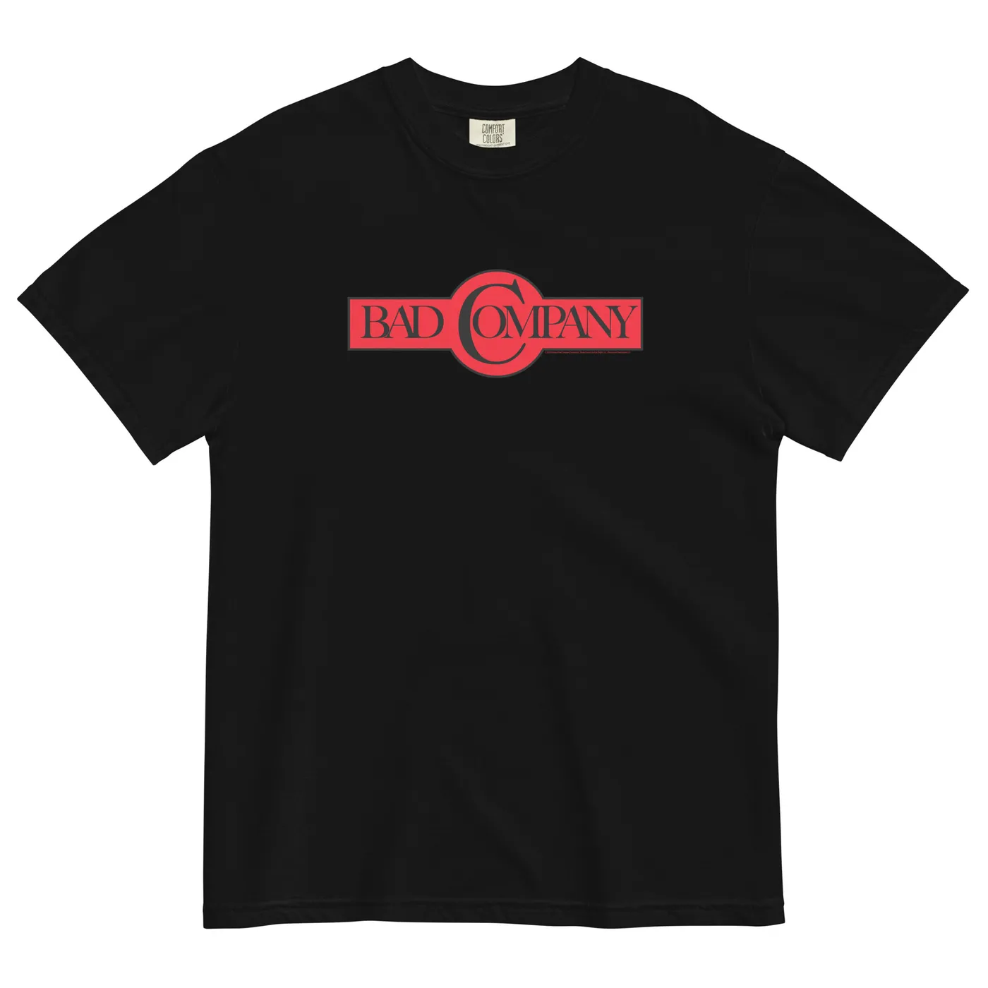 Bad Company Red and Black Cigar Logo T-Shirt
