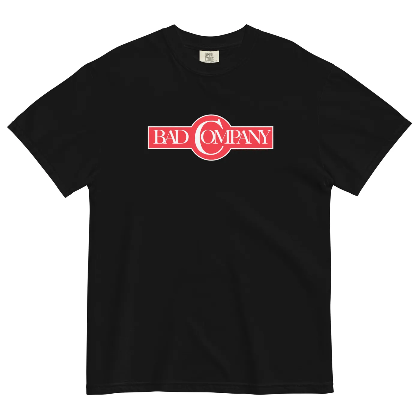 Bad Company Red and White Cigar Logo T-Shirt