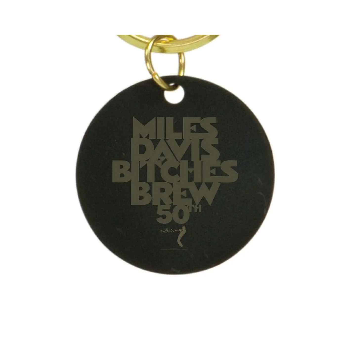 Miles Davis Bitches Brew 50 Laser Engraved Brass Keychain