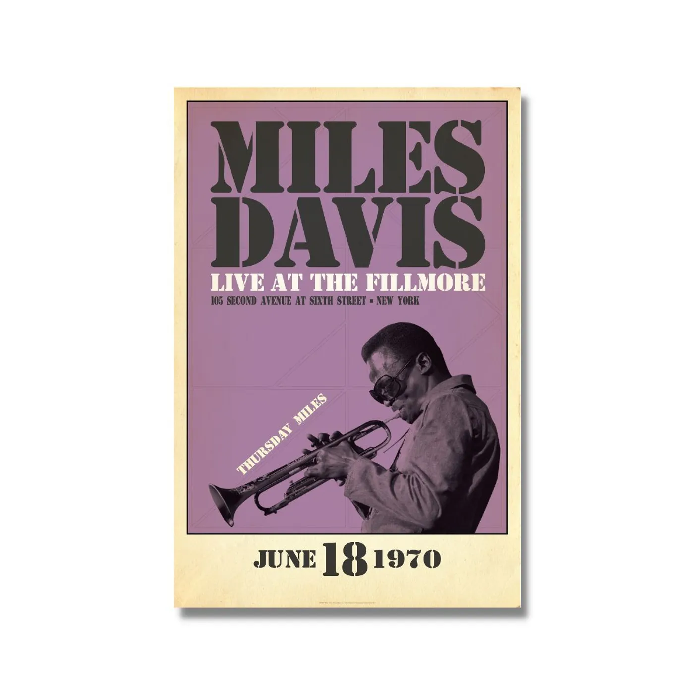 Miles Davis Fillmore Thursday Magnet