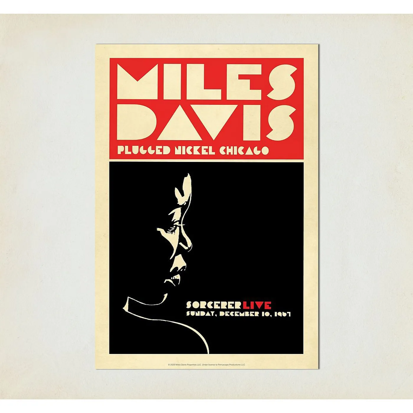 Miles Davis Plugged Nickel Chicago, 1967 Concert Print