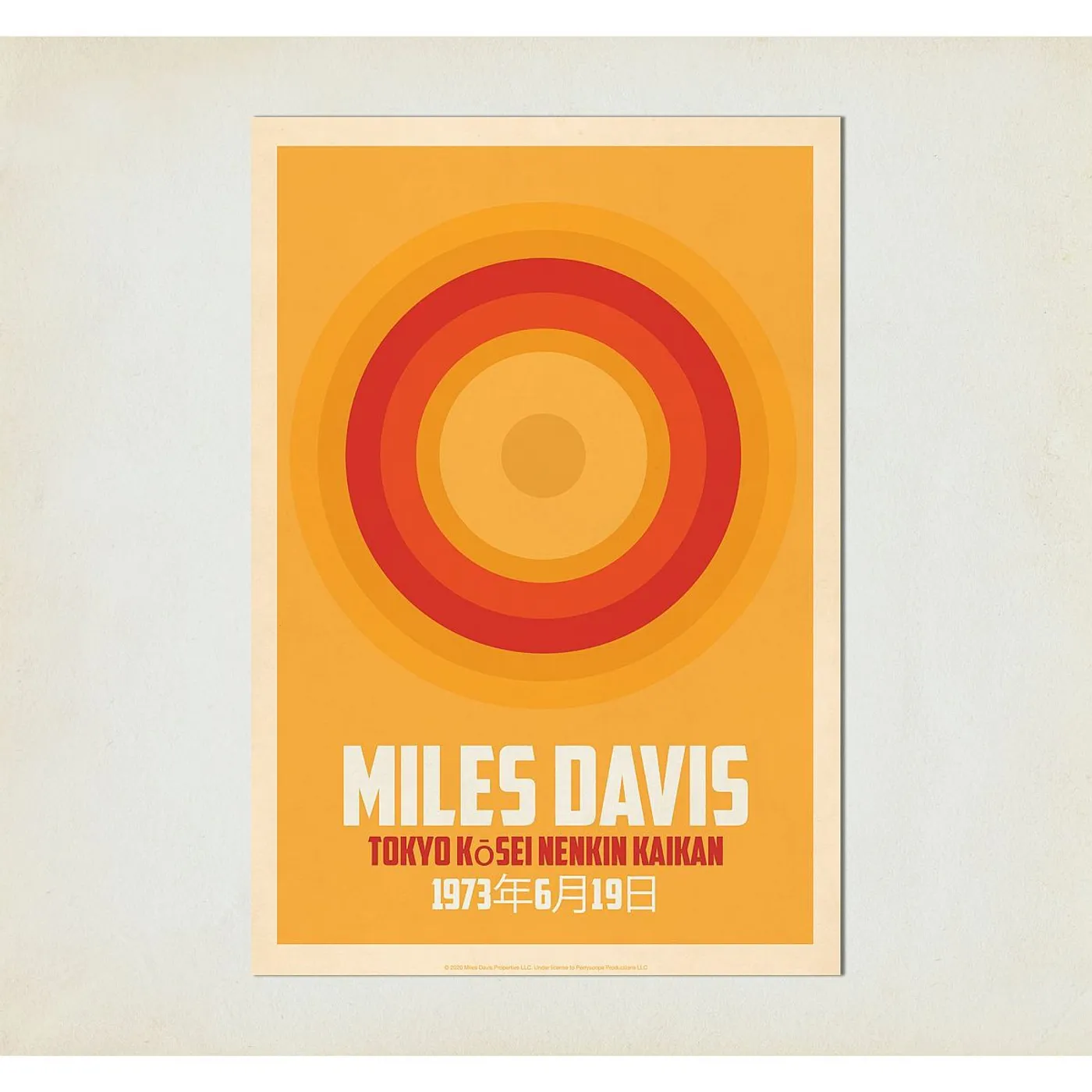 Miles Davis Japan, 1973 Concert Print