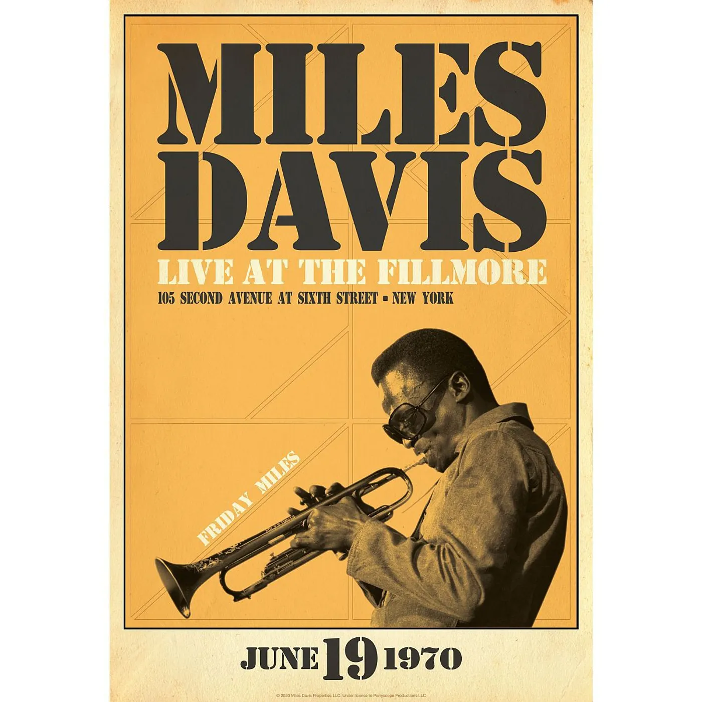 Miles Davis Miles Live at the Fillmore, Friday Night Print