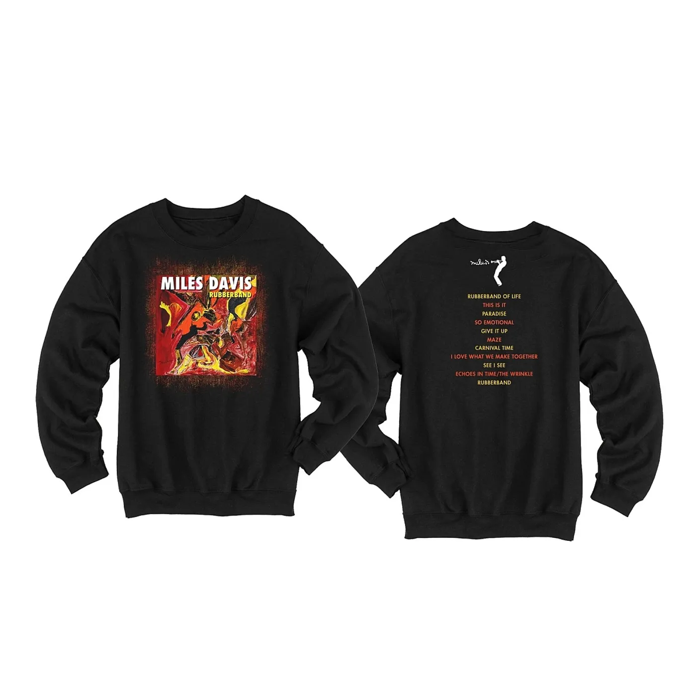 Miles Davis RUBBERBAND Crewneck Sweatshirt