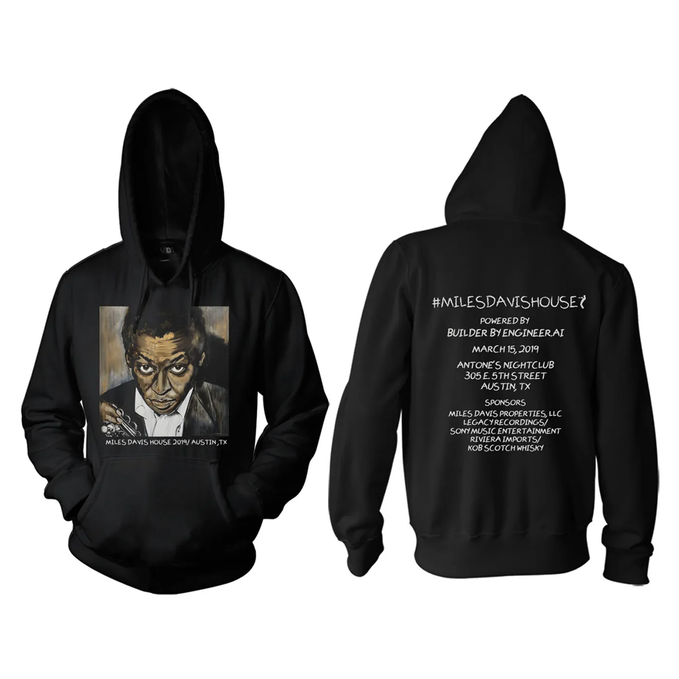 Miles Davis House Pullover Hoodie