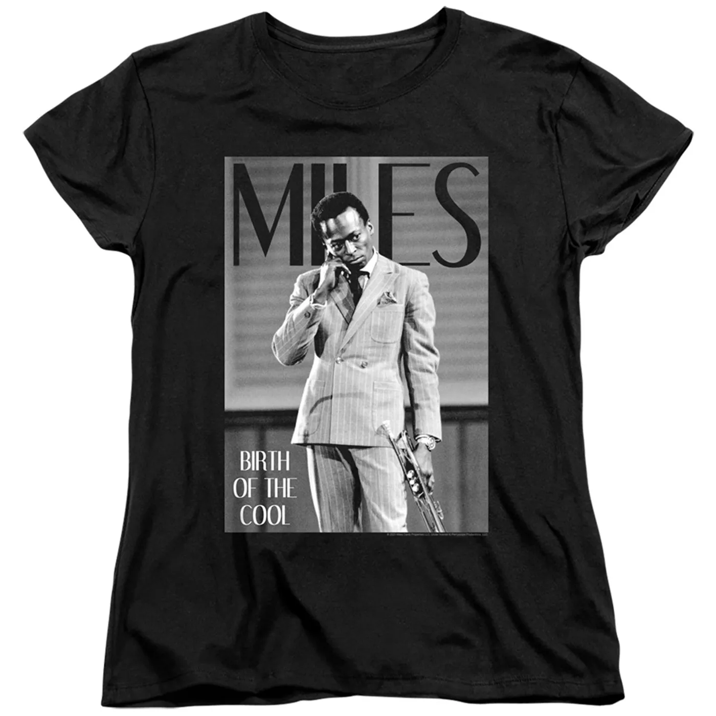 Miles Davis Womens Simply Cool Tee